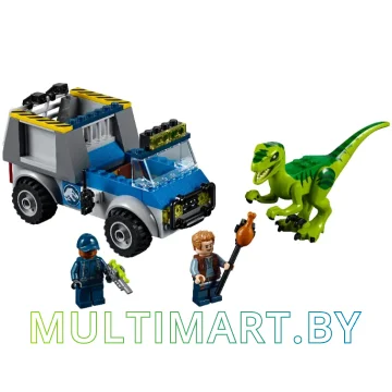 Конструктор Bela Dinosaur World 10919 Грузовик спасателей (102 детали) картинка 2